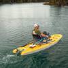 Hobie Lynx Gudgeon with Universal Versa Rudder™ Adapter and Pole Steering With Telescopic Handle