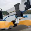 Hobie Lynx Gudgeon with Universal Versa Rudder™ Adapter and Pole Steering With Telescopic Handle